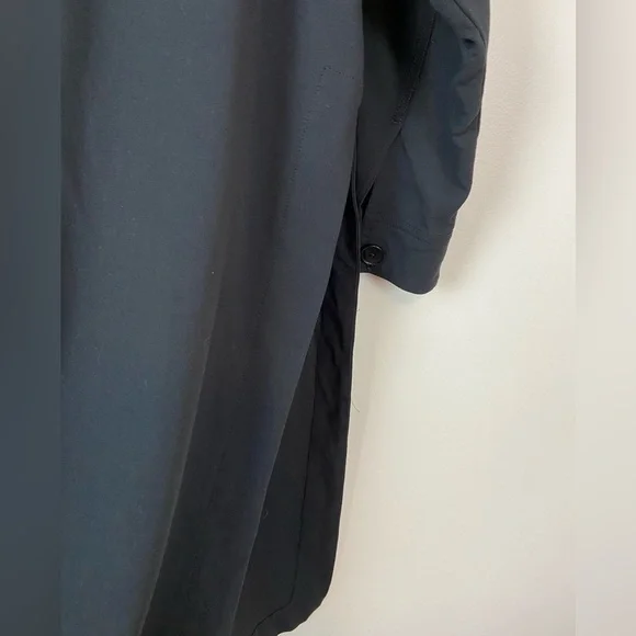 DRYKORN for Beautiful People Tarani Contemporary Cotton Shirt Dress in BLACK - Picture 5 of 10